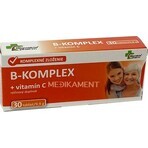 Slovakiapharm B-KOMPLEX + vitamina C 1×30 tbl, complemento alimenticio