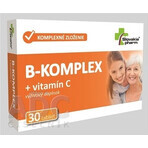 Slovakiapharm B-KOMPLEX + vitamina C 1×30 tbl, complemento alimenticio