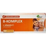 Slovakiapharm B-KOMPLEX + vitamina C 1×30 tbl, complemento alimenticio