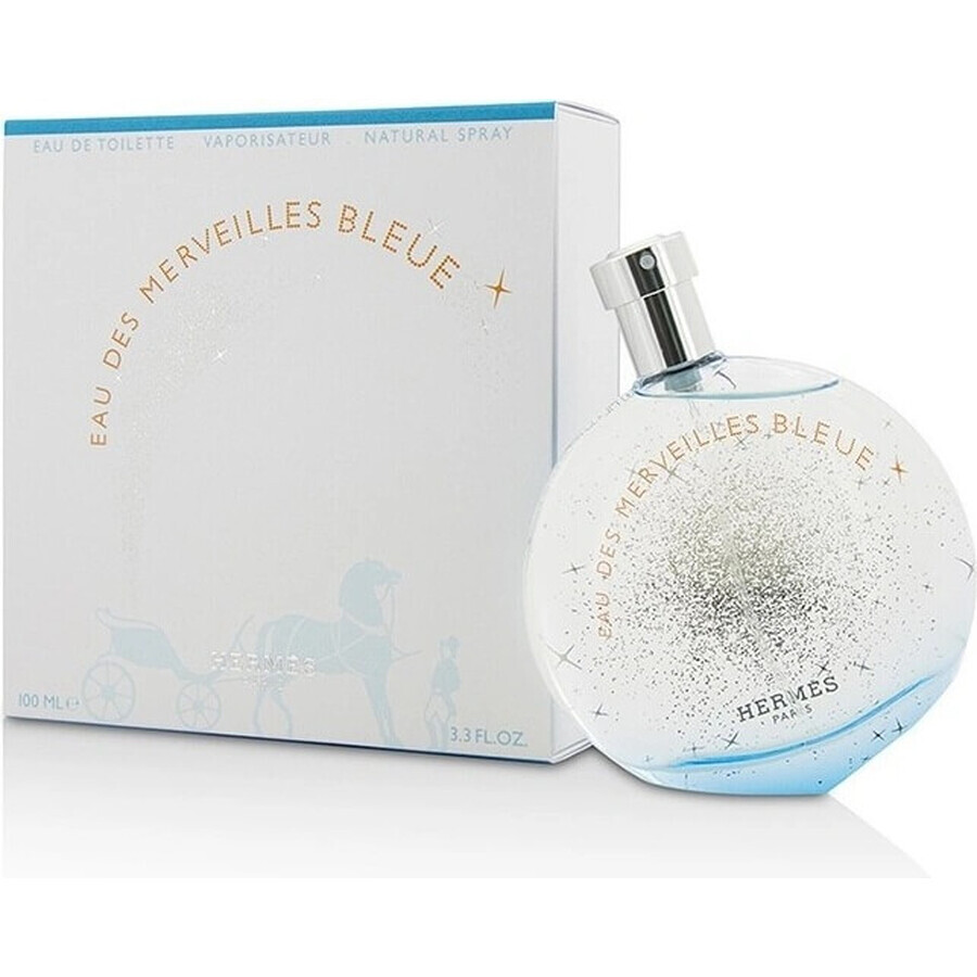 Hermes Eau Des Merveilles Bleue Edt 100ml 1×100 ml, apă de toaletă