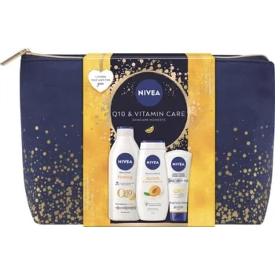 NIVEA BAG Q10 CARE 1×1 buc, pachet cadou