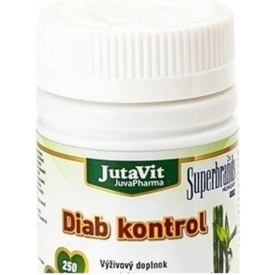 JutaVit Diab Control + crom organic tbl 1x80 buc