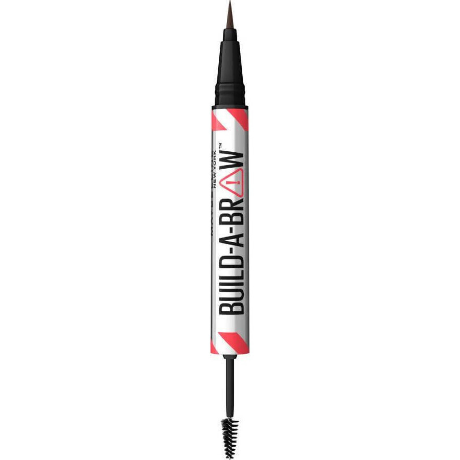 Maybelline New York Build A Brow 260 Marker și gel pentru sprâncene Deep Brown 1×1, Marker și gel pentru sprâncene