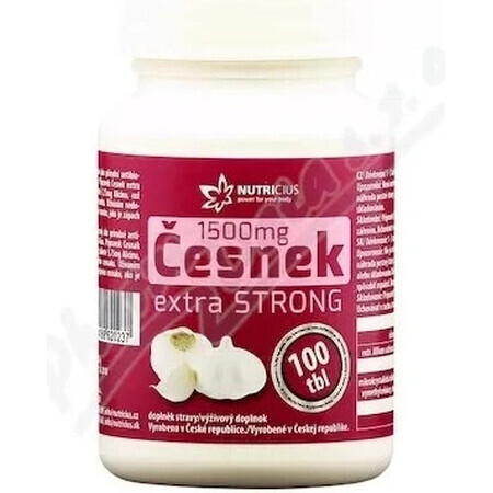 NUTRICIUS Garlic extra STRONG 1×100 tbl