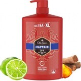 Old Spice SG 1l Captain 1×1000ml Captain 1l, shampoo en douchegel voor mannen