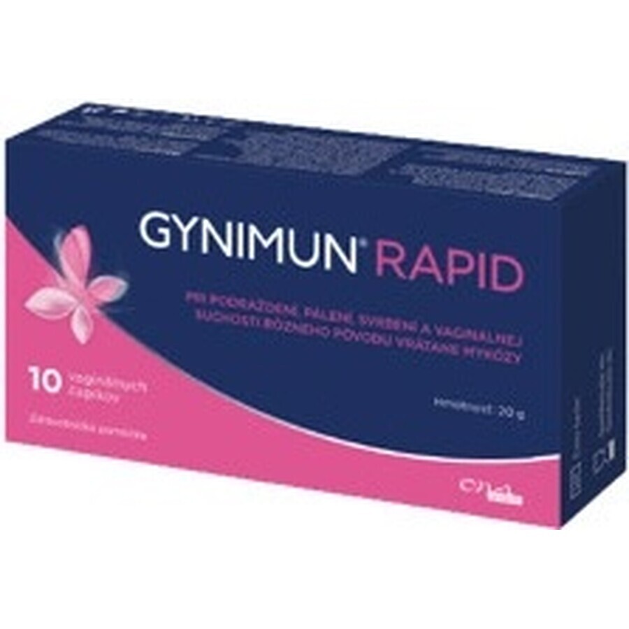 GYNIMUN RAPID 1×10 buc, supozitoare vaginale