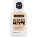 Revolution Relove, Fond de ten Supermatte F2, machiaj 1×24 ml, machiaj