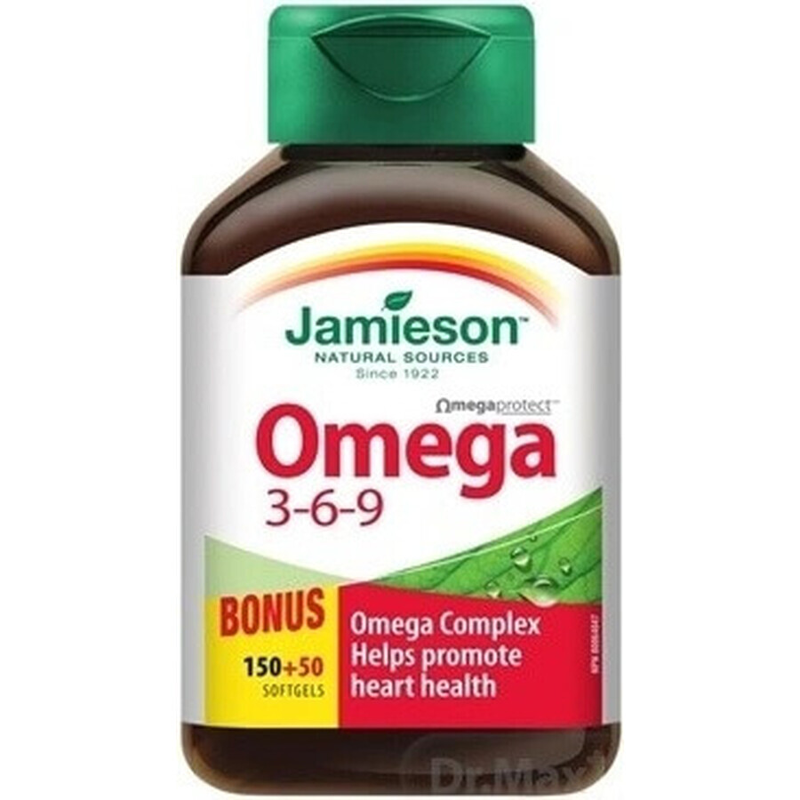 JAMIESON OMEGA 3-6-9 1×200 tbl, Nahrungsergänzungsmittel