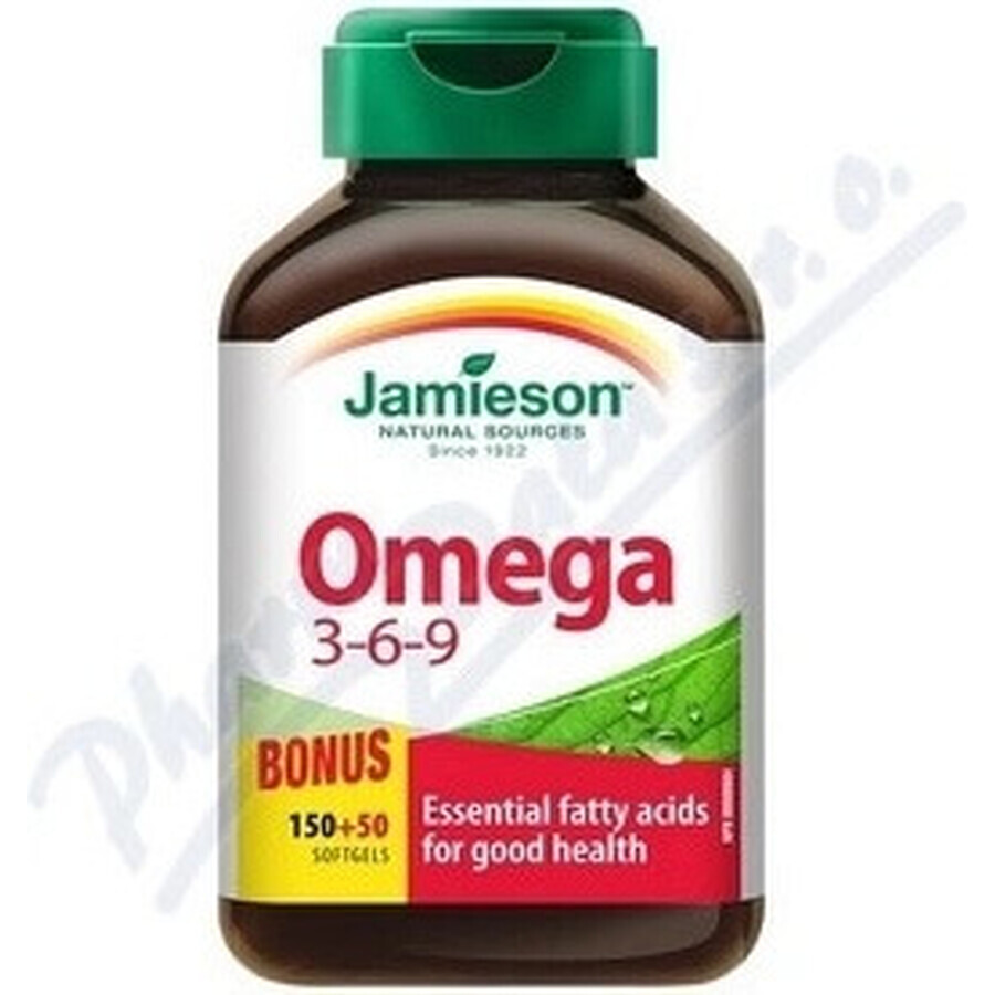 JAMIESON OMEGA 3-6-9 1×200 tbl, Nahrungsergänzungsmittel