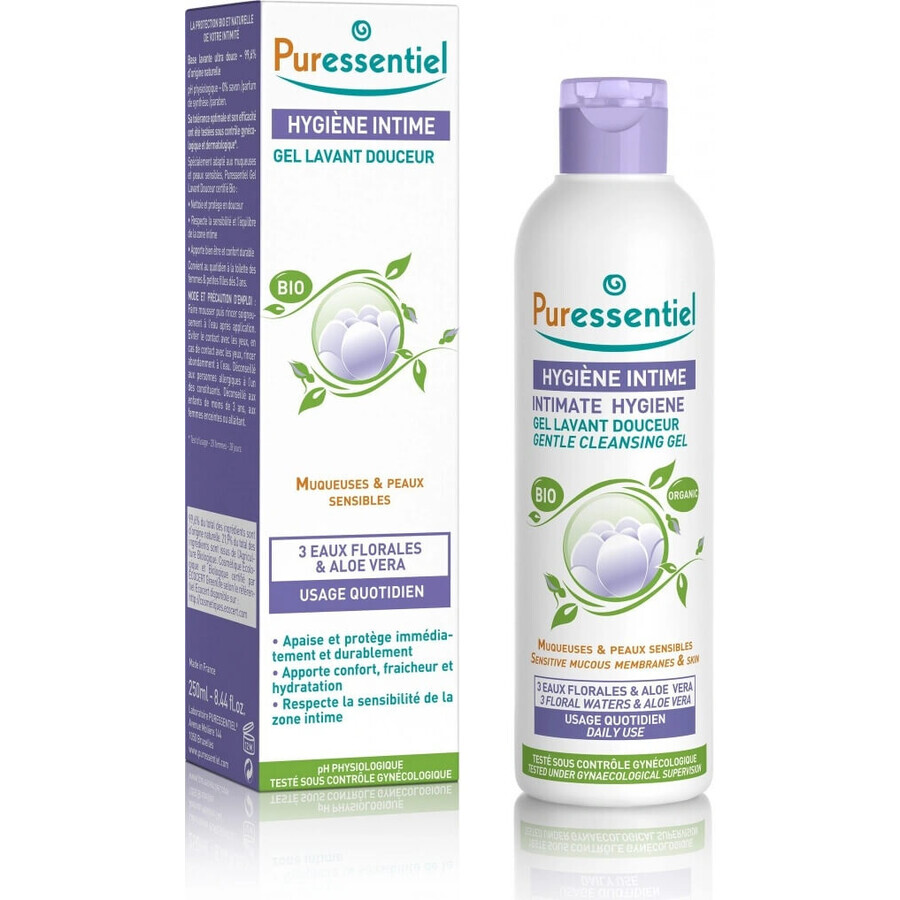 PURESSENTIEL ORGANIC Intimpflege-Gel 1×250 ml, Intimpflege-Gel