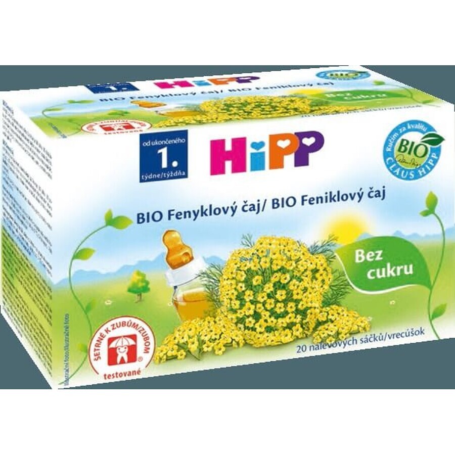 HiPP BIO Fennel tea 20×1,5 g, fennel tea