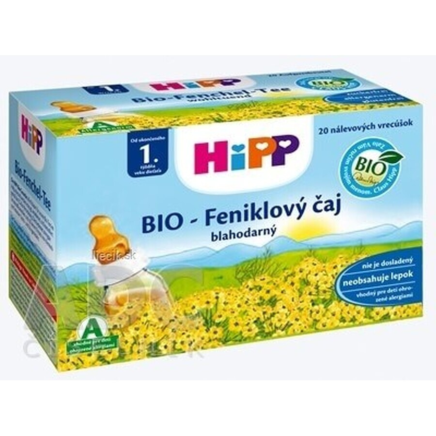 HiPP BIO Fennel tea 20×1,5 g, fennel tea