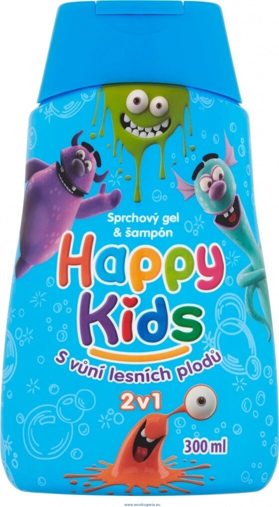 Gel de duș Happy Kids pentru băieți 1×300 ml, gel de duș