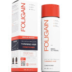 Foligain Acondicionador Anticaída Triple Acción con 2% Trioxydil para Hombre 236ml 1×236 ml 1×236 ml, acondicionador anticaída