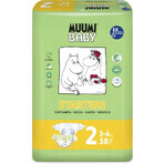 Muumi Baby 2 Nou-născut 3-6 kg, scutece ecologice 1×58pcs, scutece ECO