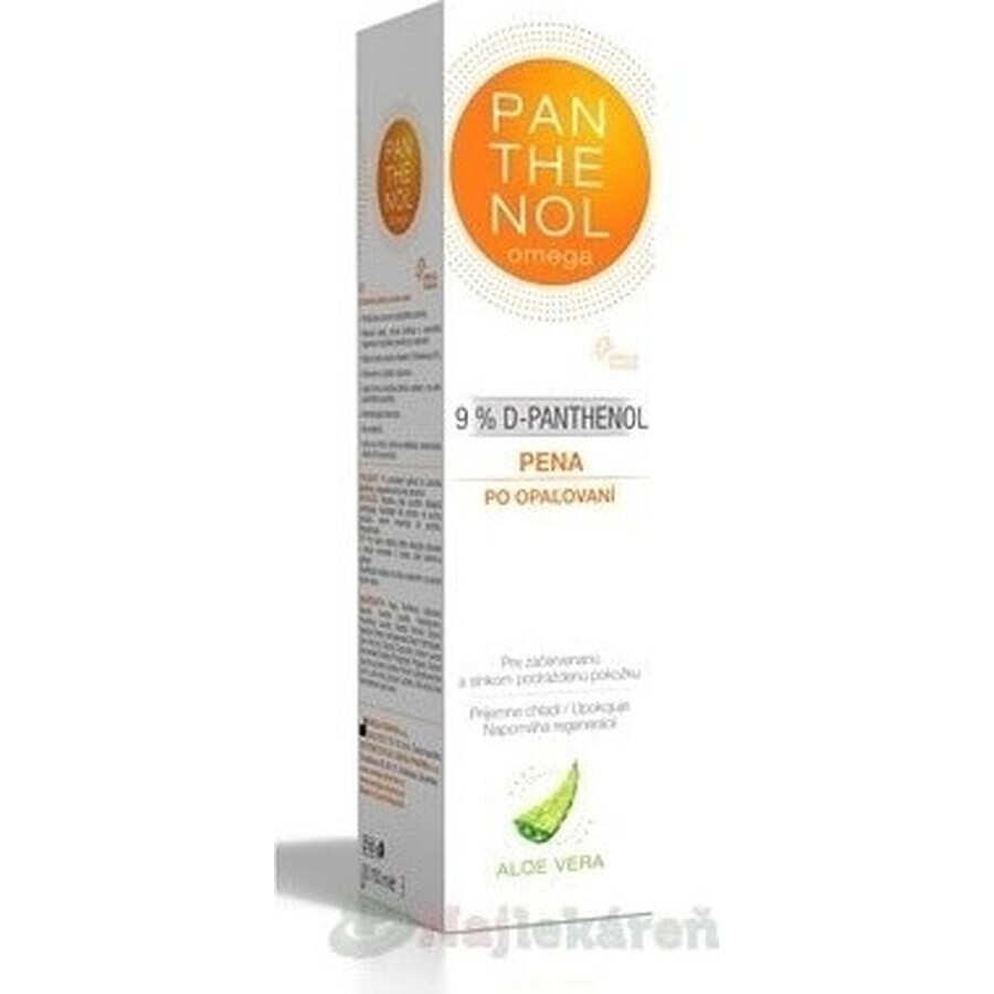 PANTHENOL Omega 9% ALOE VERA 1×150 ml, schuim