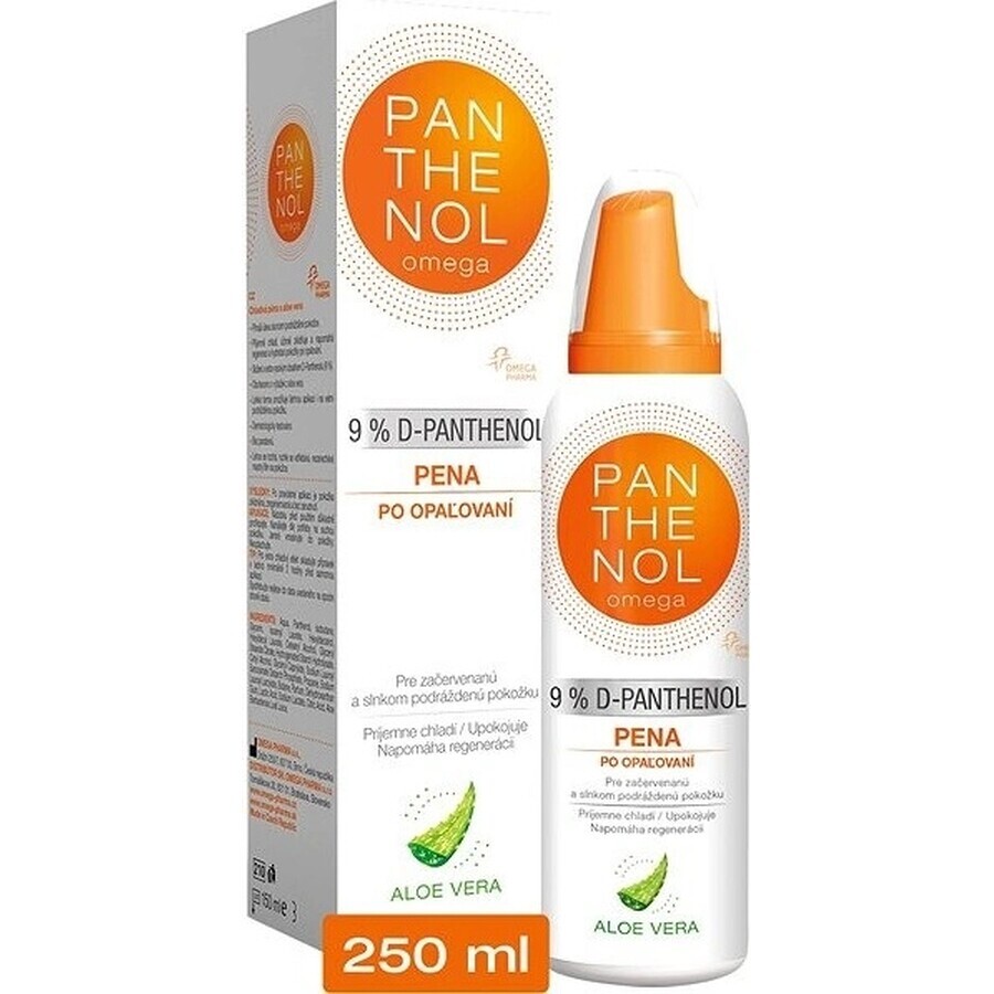 PANTHENOL Omega 9% ALOE VERA 1×150 ml, schuim