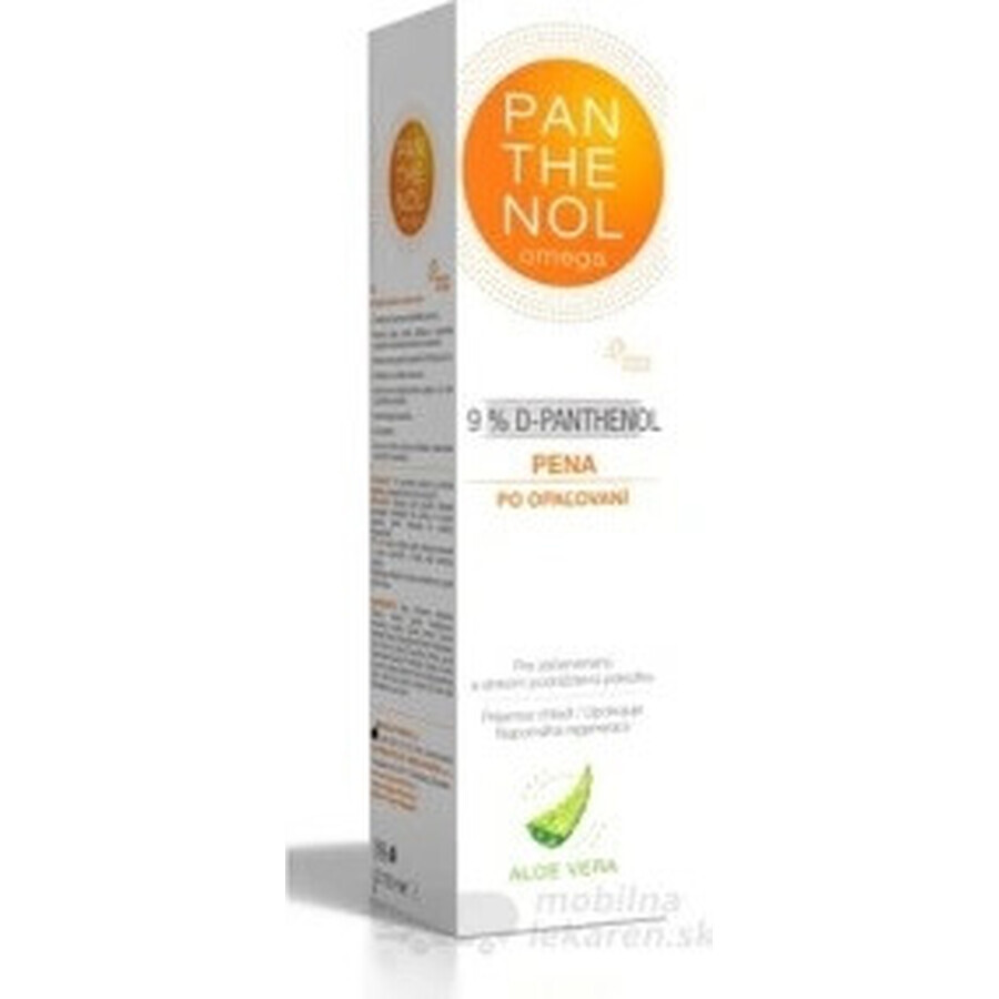 PANTHENOL Omega 9% ALOE VERA 1×150 ml, schuim