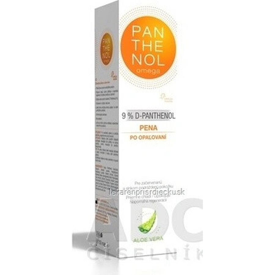 PANTHENOL Omega 9% ALOE VERA 1×150 ml, schuim