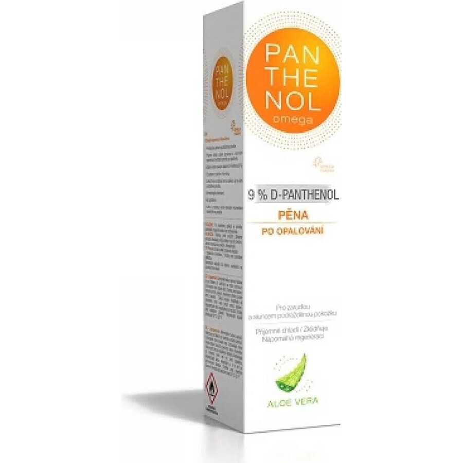 PANTHENOL Omega 9% ALOE VERA 1×150 ml, schuim