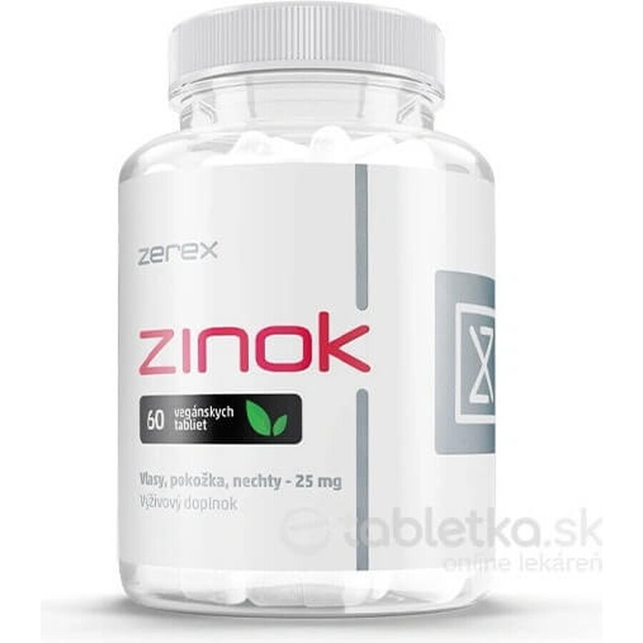 Zerex Zink Chelatiert 15 mg 1×60 tbl, Nahrungsergänzungsmittel