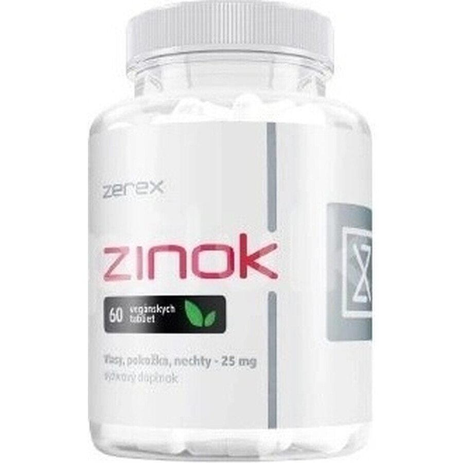 Zerex Zink Chelatiert 15 mg 1×60 tbl, Nahrungsergänzungsmittel