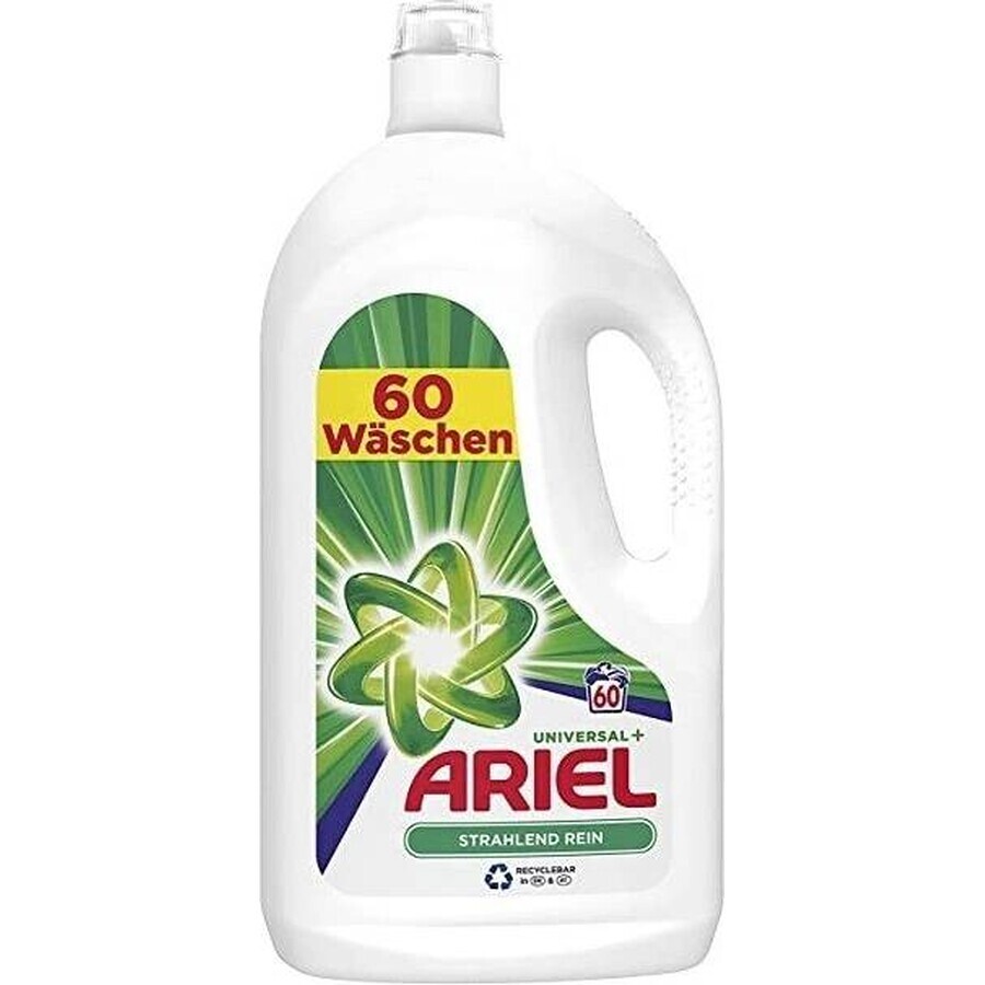 ARIEL GEL 3L / 60PD BRILLIANT CLEAN UNIVERSAL+ 1×3000 ml, Waschgel