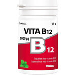 Vitabalans VITA B12 1 mg 1×100 tbl, B12 sub formă de comprimate masticabile