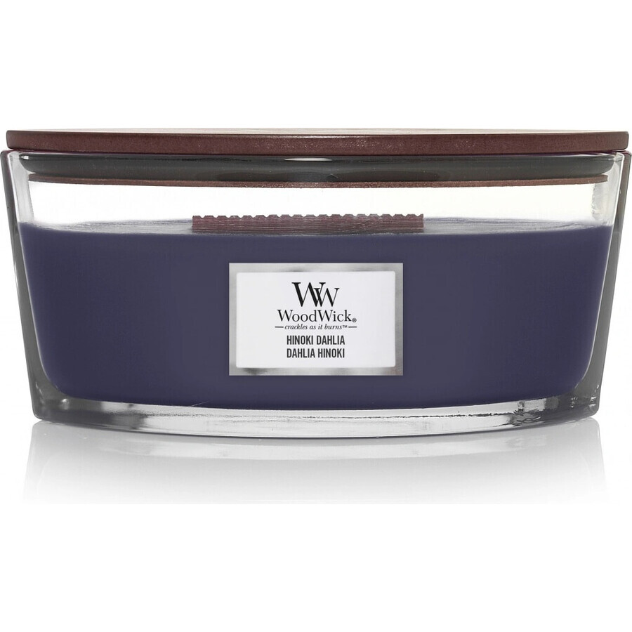 WoodWick Boat Bougie Hinoki Dahlia 1×453.6 g, bougie parfumée