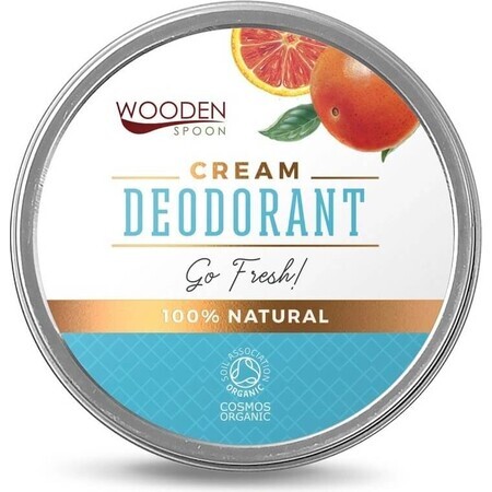 Wooden Spoon Deodorant natural cremă Go Fresh! 60 ml 1×60ml, cremă deodorantă