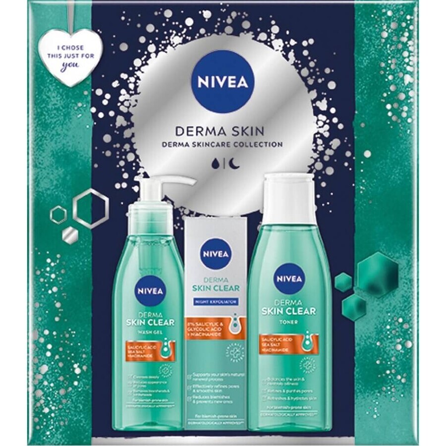 NIVEA BOX FACE DERMA 1×1 pcs, paquet cadeau