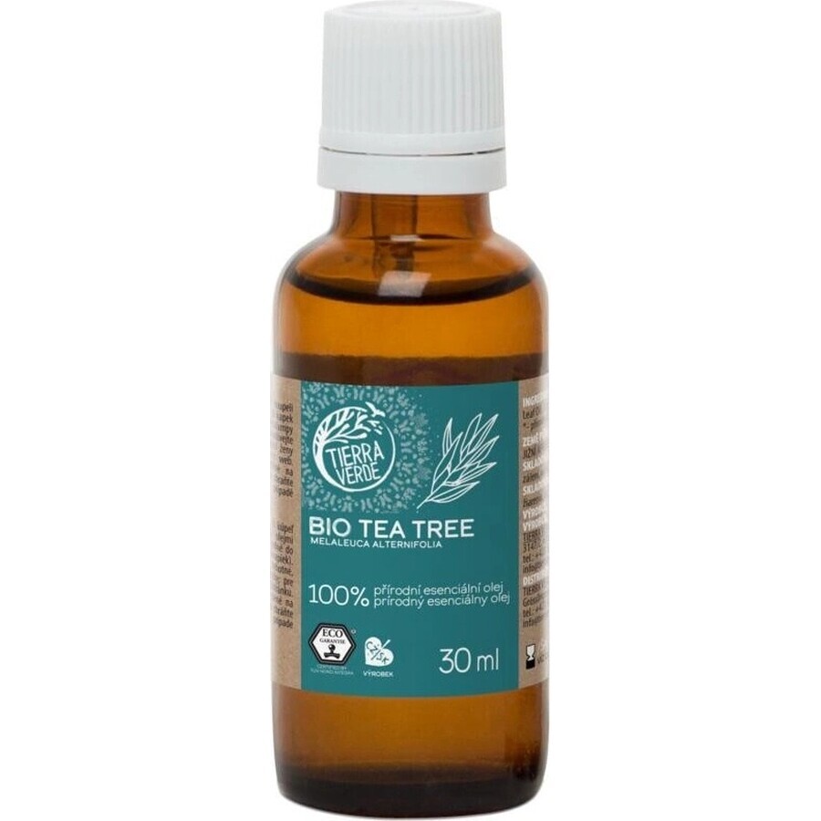 Tierra Verde Tea Tree Organic Essential Oil 30ml 1×1 pc, oil