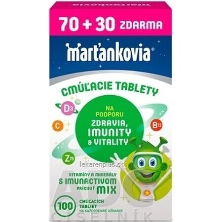 WALMARK Marțieni cu Immunactiv 1×100 tbl, supliment alimentar