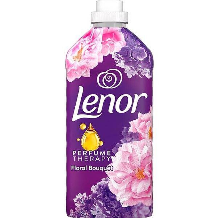 Lenor Balsam de rufe 925ml, 37 de spălări Buchet floral&Nota de mosc 1×925 ml, balsam de rufe