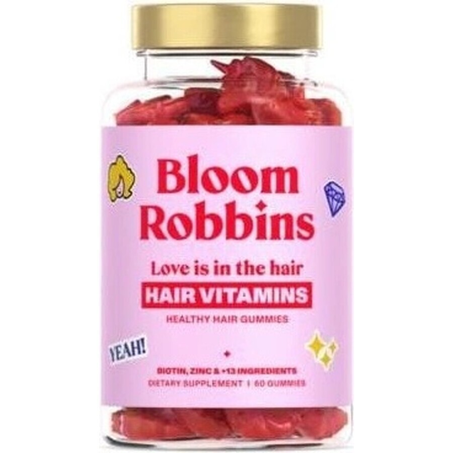 LOVE is in the HAIR - Gummies für gesundes Haar 1×60 Stück, Nahrungsergänzungsmittel