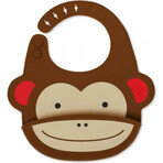 Zoo Silicone Bib Bib Monkey 6m+ 1×1 pc, bib