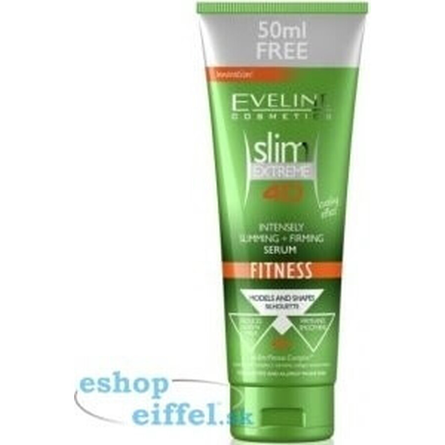 EVELINE SLIM 4D Fitness Suero Intensivo Adelgazante y Reafirmante 250ml 1×250 ml, suero