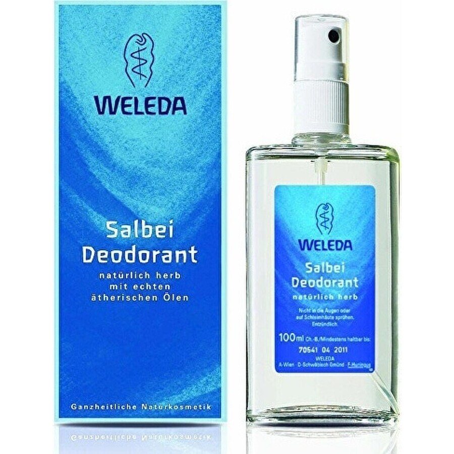 WELEDA Sage deodorant 1×200 ml, deodorant, refill - fără pulverizator