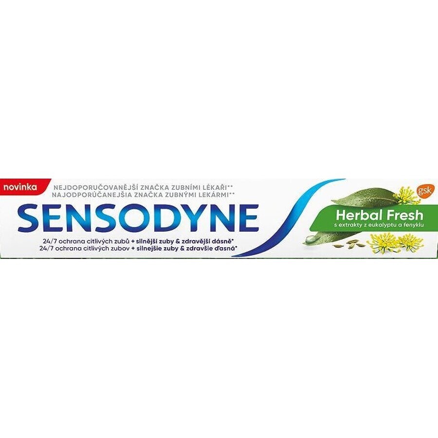 SENSODYNE Herbal Fresh 1×75 ml, pastă de dinți