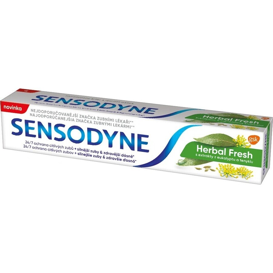 SENSODYNE Herbal Fresh 1×75 ml, pastă de dinți