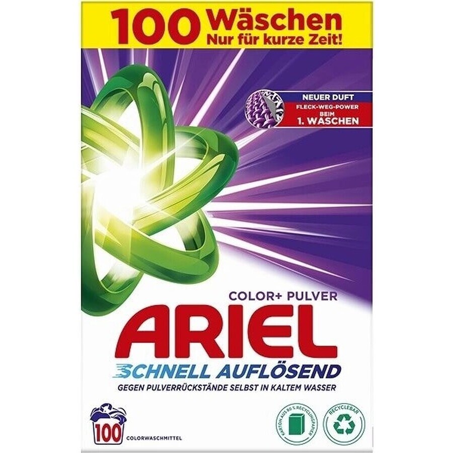 Ariel Powder 6kg / 100PD Color+ 1×6 kg, praf de spălat