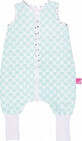 MOTHERHOOD Sac de dormit din muselină cu pantaloni Mint Boats 1-1,5 r 0,5 tog 1&#215;1 buc