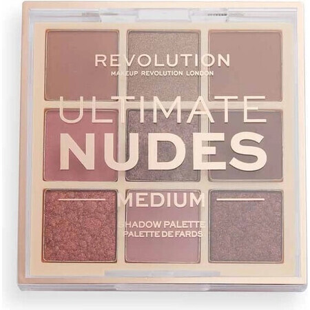 Revolution, Ultimate Nudes Medium, eyeshadow palette 1×0,90 g, eyeshadow palette