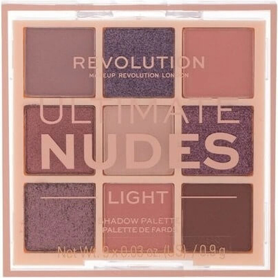 Revolution, Ultimate Nudes Medium, eyeshadow palette 1×0,90 g, eyeshadow palette