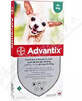 Advantix Spot-on pentru c&#226;ini p&#226;nă la 4 kg 4&#215;0,4 ml, pipetă