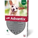 Advantix Spot-on per cani fino a 4 kg 4×0,4 ml, pipetta