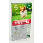 Advantix Spot-on per cani fino a 4 kg 4×0,4 ml, pipetta