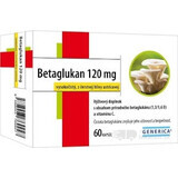 Generica Betaglucan 120 mg 1×60 cps, Nahrungsergänzungsmittel