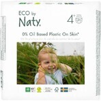 ECO BY NATY Scutece de unică folosință 4+ (9-20 kg) 24 buc 1×24 buc