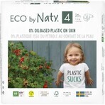 ECO BY NATY Scutece de unică folosință 4+ (9-20 kg) 24 buc 1×24 buc